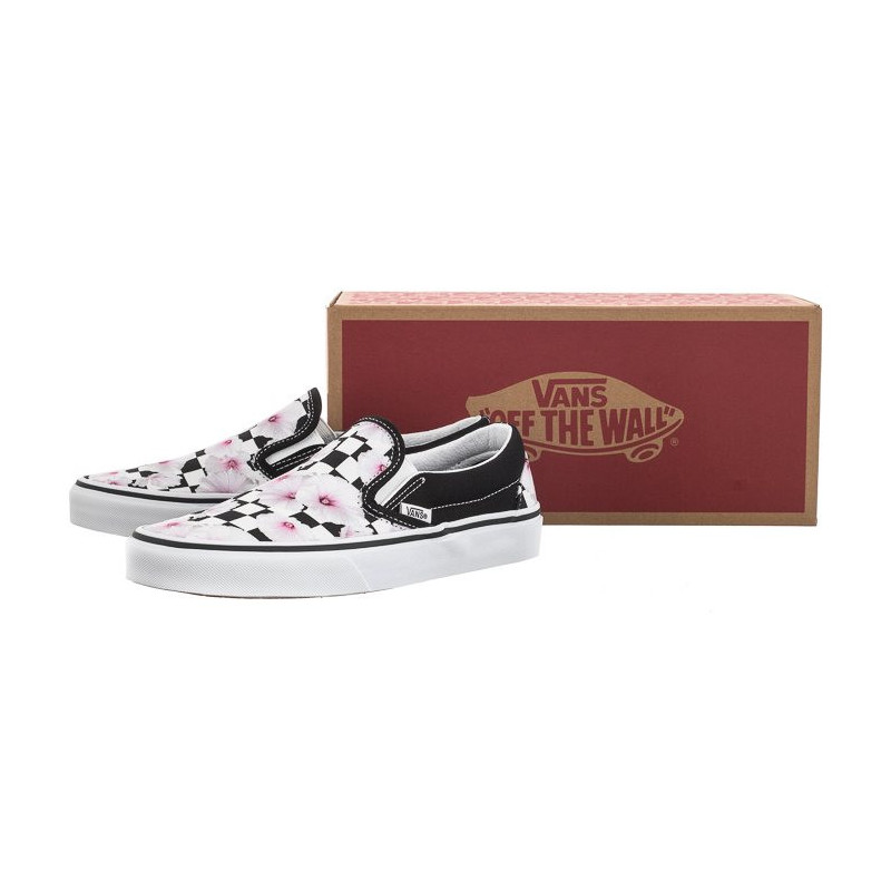 Vans Classic Slip-O Hibiscus Check Black VN0A5JLXBM81 (VA398-a) kingad