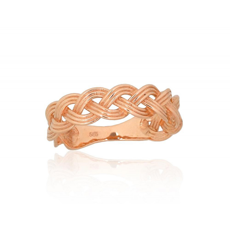 Gold ring 1101126(Au-R), Red Gold 585°