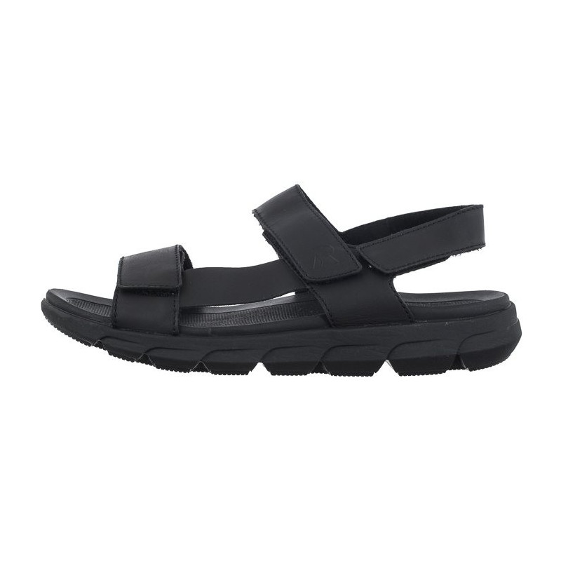 Rieker Czarne 20800-00 Black (RI105-a) sandalai