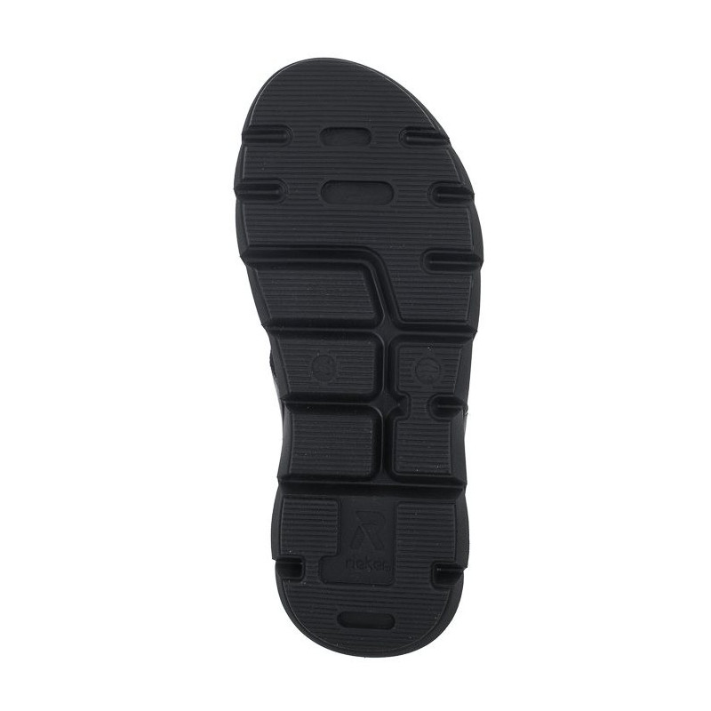 Rieker Czarne 20800-00 Black (RI105-a) sandalai