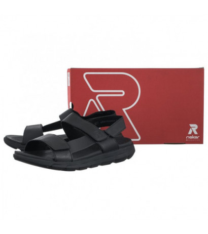 Rieker Czarne 20800-00 Black (RI105-a) sandalai