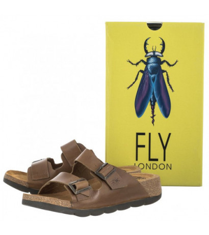 FLY London Caja Bridle Camel P144721005 (FL344-b) Sieviešu apavi/Flip Flops