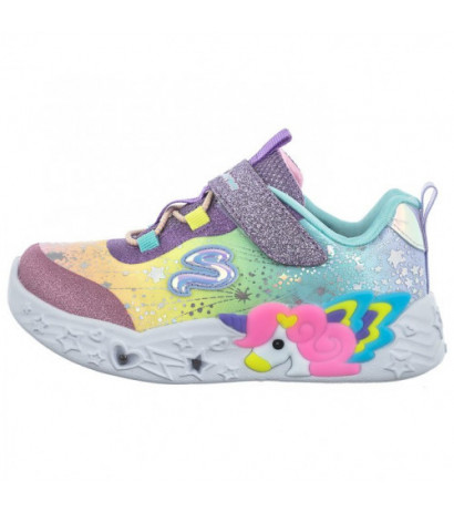 Skechers S Light Unicorn Charmer Twilight Dream Purple/Multi 302681N/PRMT (SK157-a) sports shoes