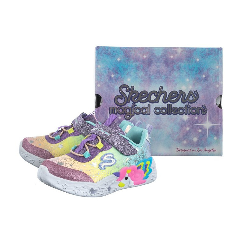 Skechers S Light Unicorn Charmer Twilight Dream Purple/Multi 302681N/PRMT (SK157-a) sports shoes