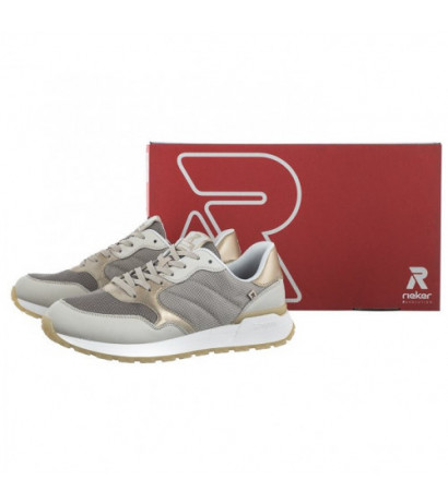 Rieker Beżowe W0601-62 Beige (RI106-a) sportiniai bateliai