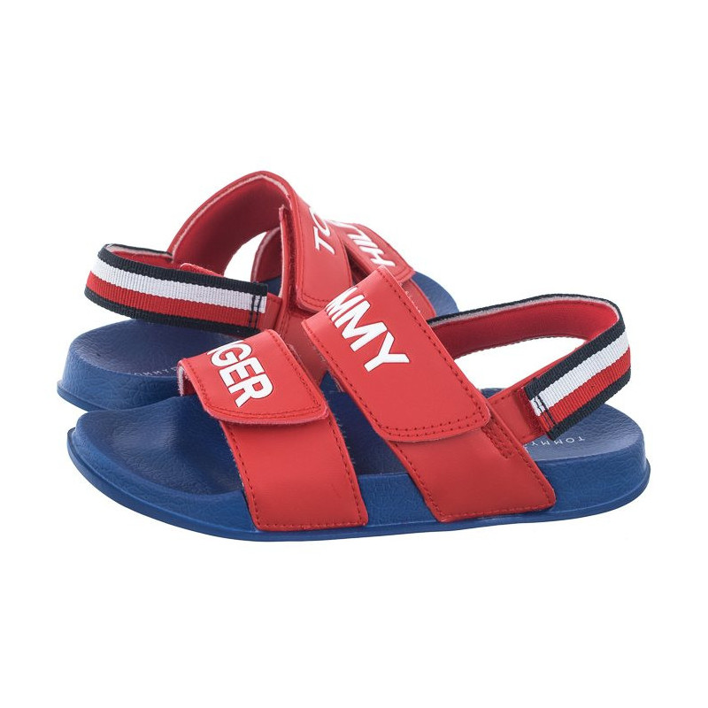 Tommy Hilfiger Logo Velcro Sandal Red T1B2-32927-1172 300 (TH767-b) sandaalid