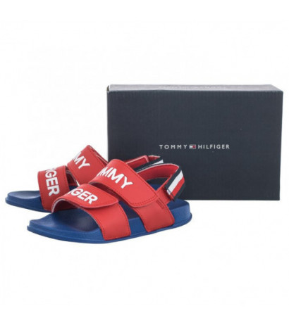 Tommy Hilfiger Logo Velcro Sandal Red T1B2-32927-1172 300 (TH767-b) sandaalid