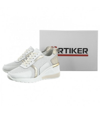 Artiker Białe/Złote 50C1285 (AR76-a) sports Shoes