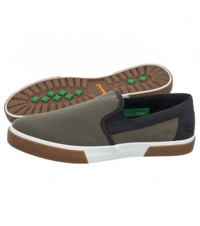 Timberland Union Wharf 2.0 Ek+Slip-On Dark Green Canvas 0A29H4 A58 (TI114-a) Sneakers