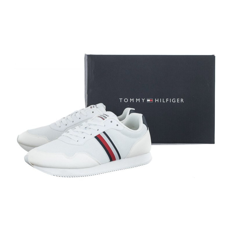 Tommy Hilfiger Core Lo Runner White FM0FM04504 YBS (TH769-a) spordijalatsid