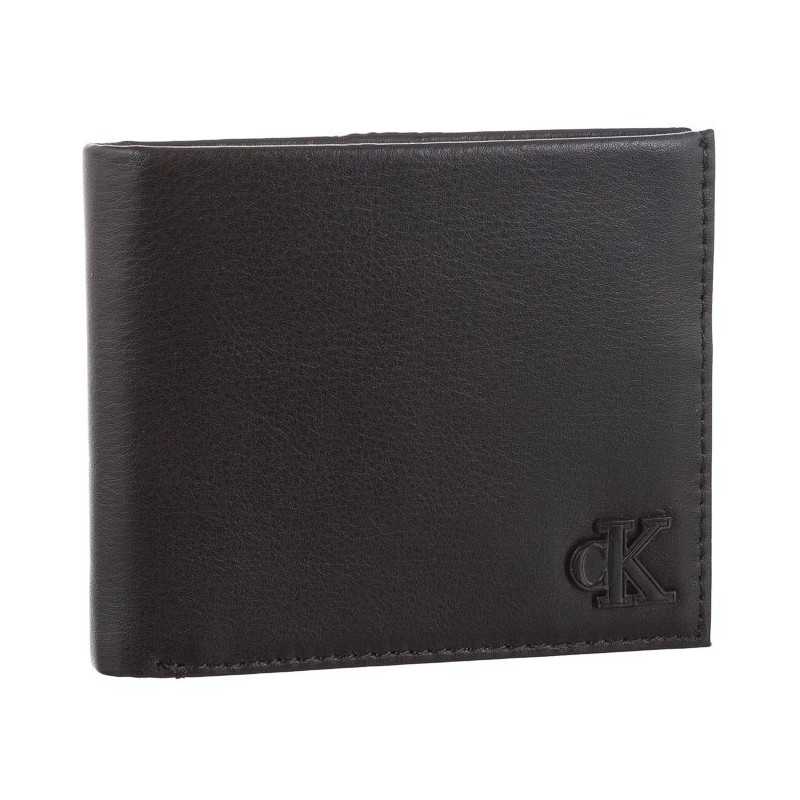 Calvin Klein Logo Hardware Bifold Id Black K50K510441 BDS (CK259-a) rankinė