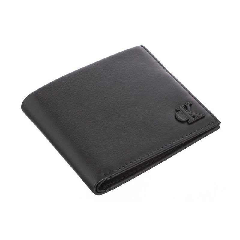 Calvin Klein Logo Hardware Bifold Id Black K50K510441 BDS (CK259-a) rankinė