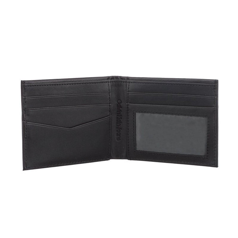 Calvin Klein Logo Hardware Bifold Id Black K50K510441 BDS (CK259-a) rankinė