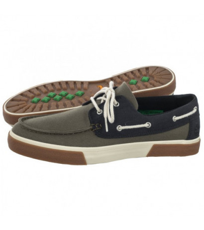 Timberland Union Wharf 2.0 Ek+Boat Shoe Dark Green Canvas 0A2CBR A58 (TI113-a) kingad