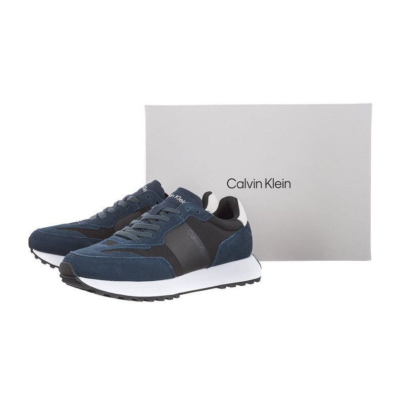 Calvin Klein Low Top Lace Up Mix Navy/Black/White HM0HM00497 0HA (CK274-a) sporta apavi