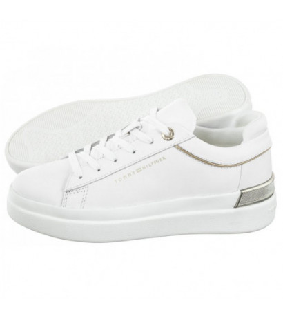 Tommy Hilfiger Lux Metallic Cupsole Sneaker White FW0FW07030 YBS (TH764-a) spordijalatsid