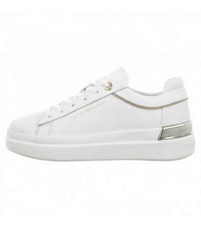 Tommy Hilfiger Lux Metallic Cupsole Sneaker White FW0FW07030 YBS (TH764-a) sporta apavi