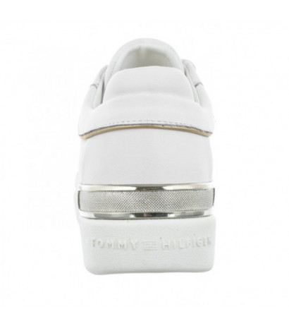 Tommy Hilfiger Lux Metallic Cupsole Sneaker White FW0FW07030 YBS (TH764-a) sportiniai bateliai