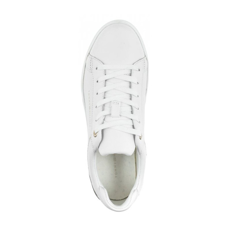 Tommy Hilfiger Lux Metallic Cupsole Sneaker White FW0FW07030 YBS (TH764-a) sportiniai bateliai