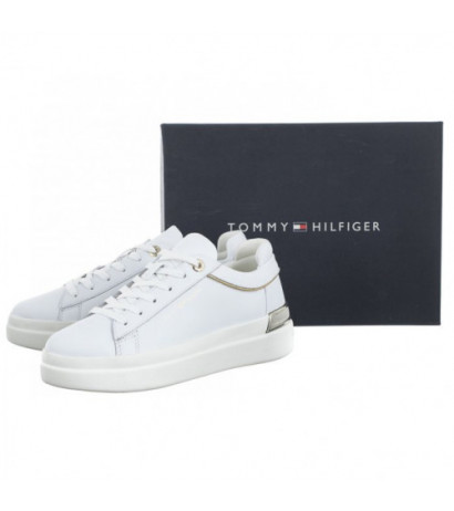 Tommy Hilfiger Lux Metallic Cupsole Sneaker White FW0FW07030 YBS (TH764-a) spordijalatsid