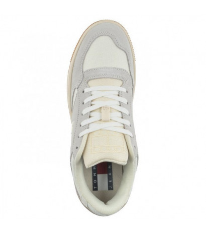 Tommy Hilfiger Tommy Jeans Wmn Retro Cups Suede Ivory EN0EN02112 YBI (TH759-a) sports Shoes