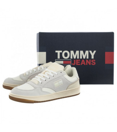 Tommy Hilfiger Tommy Jeans Wmn Retro Cups Suede Ivory EN0EN02112 YBI (TH759-a) sportiniai bateliai