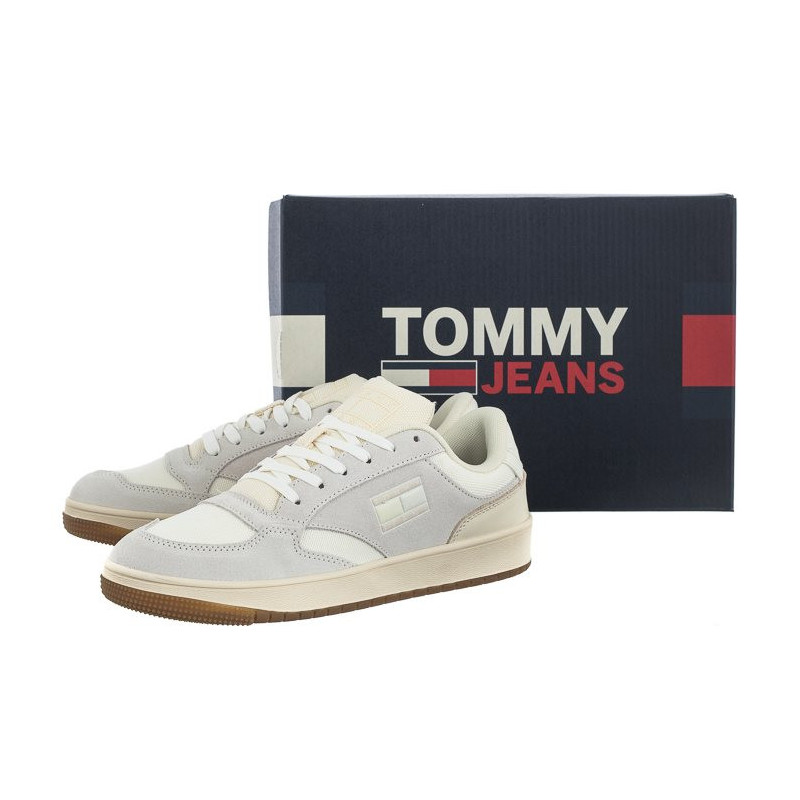 Tommy Hilfiger Tommy Jeans Wmn Retro Cups Suede Ivory EN0EN02112 YBI (TH759-a) sporta apavi