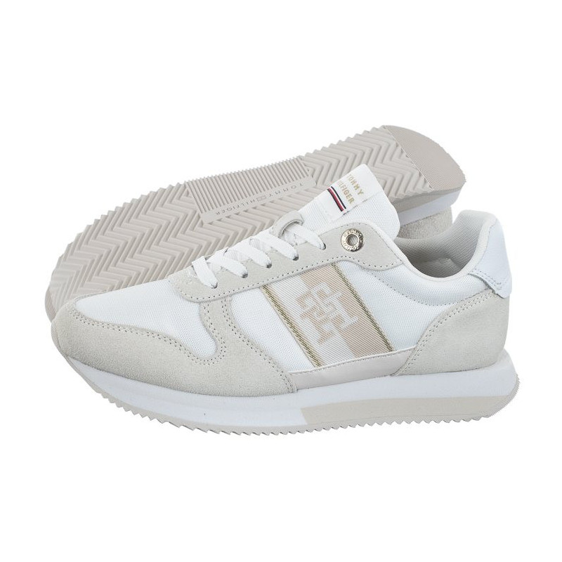 Tommy Hilfiger Runner With TH Webbing White FW0FW06948 YBS (TH773-a) sporta apavi