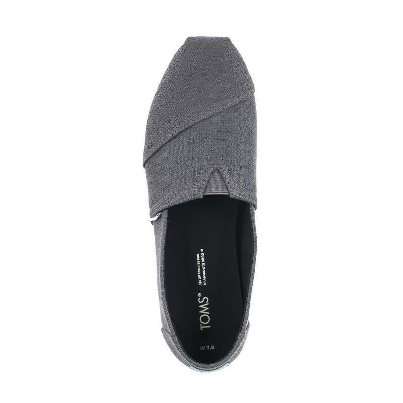 Toms Alpargata Pavement Grey Refibra Tencel Textured Woven 10019652 (TS29-a) kurpes