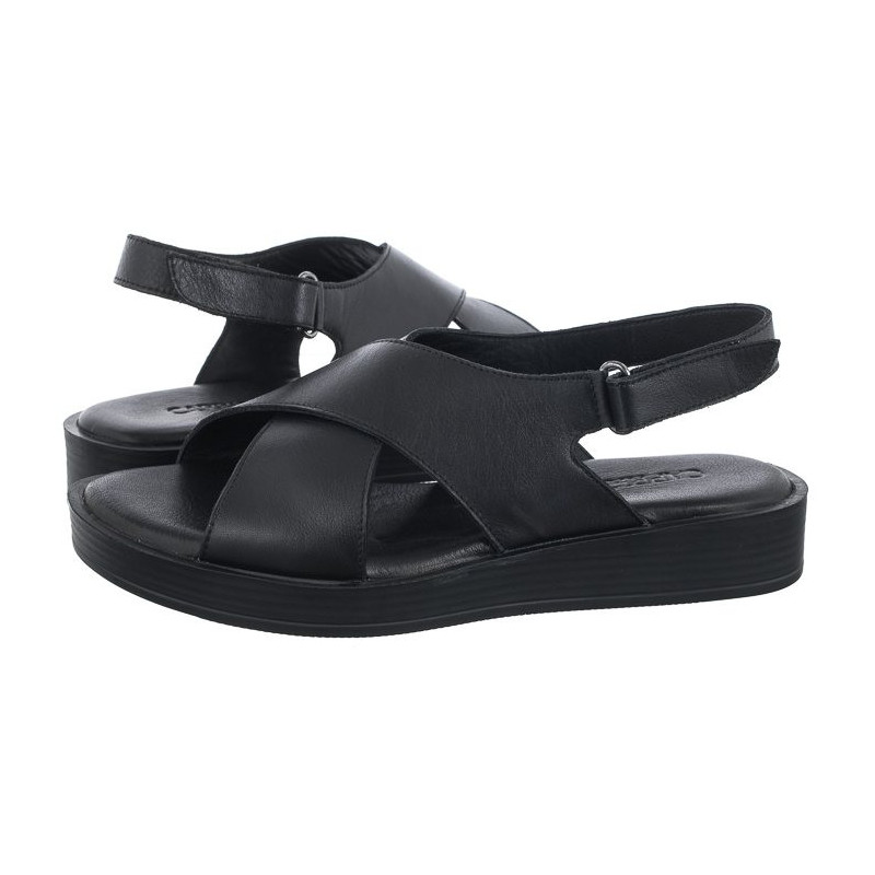 Caprice Czarne 9-28205-20 001 Black (CP364-a) sandalai