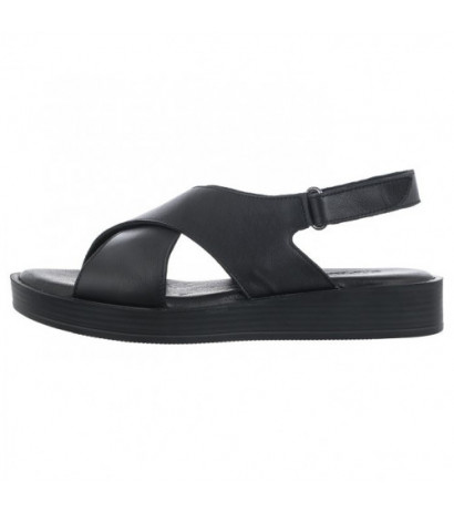 Caprice Czarne 9-28205-20 001 Black (CP364-a) sandalai