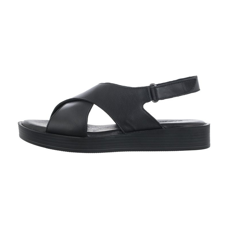 Caprice Czarne 9-28205-20 001 Black (CP364-a) sandalai