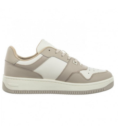 Tommy Hilfiger Tommy Jeans Basket Leather Classic Beige EM0EM01165 ACI (TH762-a) sportiniai bateliai