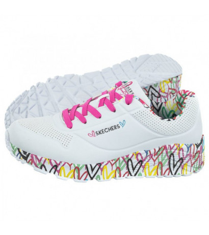 Skechers Uno Lite Lovely Luv White/Multi 314976L/WMLT (SK154-b) sporta apavi