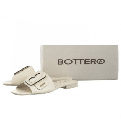 Bottero Beżowe 342501 Off White (BO75-a) Moteriški batai/šlepetės