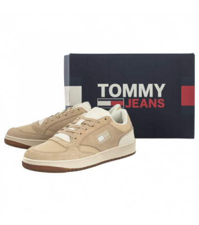 Tommy Hilfiger Jeans Retro Cupsole Suede Gentle Gold EM0EM01161 AB9 (TH770-a) sportiniai bateliai