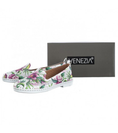 Venezia Białe 100515L210 13 WH (VE694-a) shoes