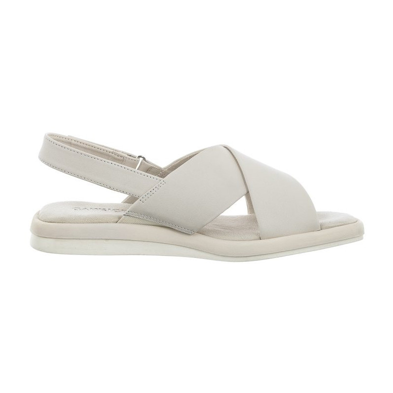 Caprice Białe 9-28102-20 170 Off White Nappa (CP365-a) sandalai