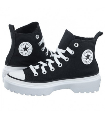 Converse CTAS Lugged Lift Hi Black/Black/White A03011C (CO604-a) kingad