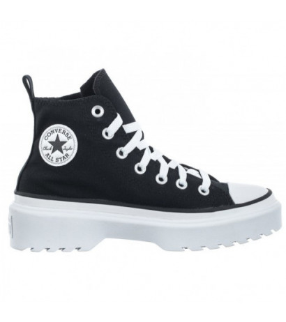 Converse CTAS Lugged Lift Hi Black/Black/White A03011C (CO604-a) apavi