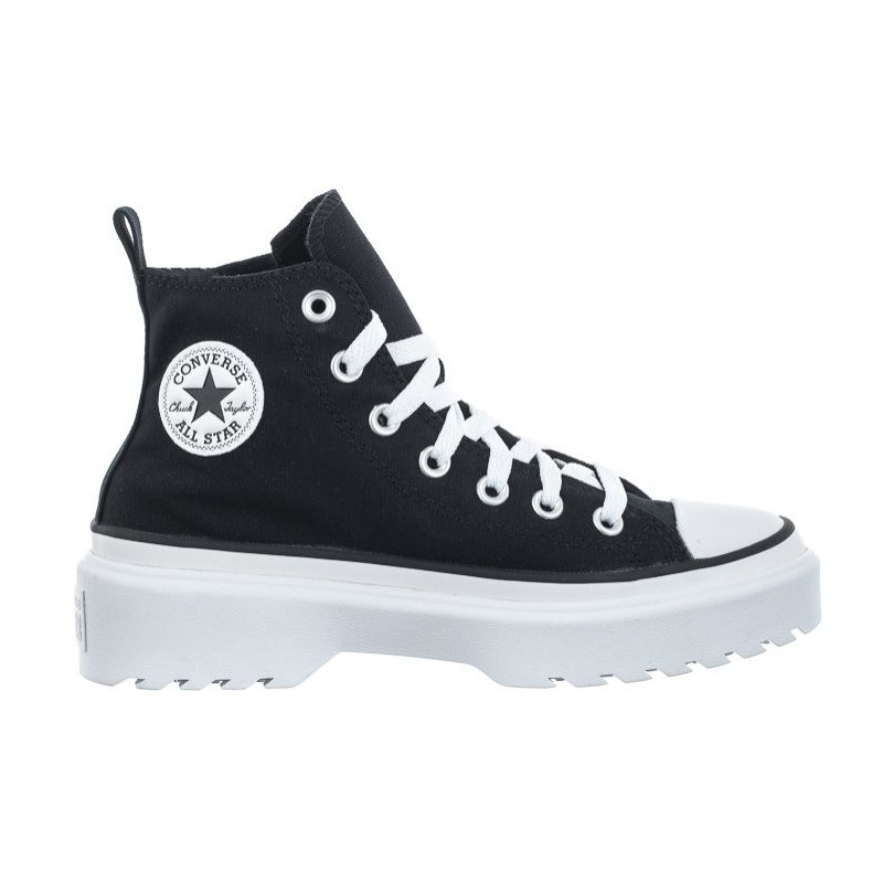 Converse CTAS Lugged Lift Hi Black/Black/White A03011C (CO604-a) apavi