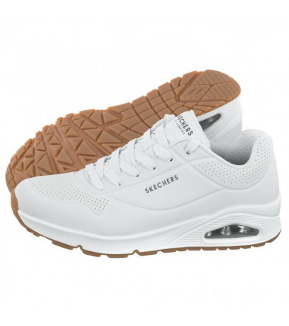 Skechers Uno Stand On Air White 52458/WHT (SK153-a) sporta apavi