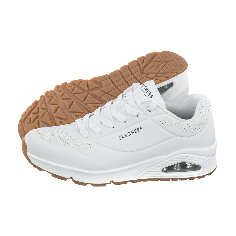 Skechers Uno Stand On Air White 52458/WHT (SK153-a) sportiniai bateliai