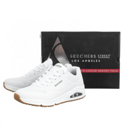 Skechers Uno Stand On Air White 52458/WHT (SK153-a) sporta apavi