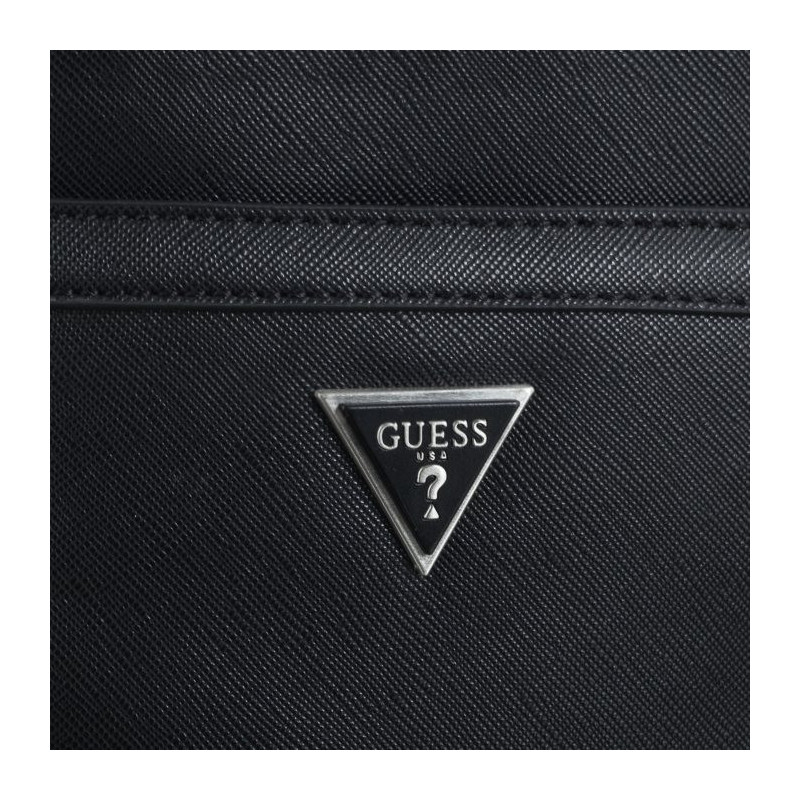 Guess Certosa Sffn Eco Xbody Flat HMECSA P3123 Black (GU460-a) handbag