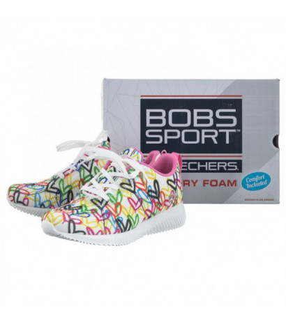 Skechers Bobs Squad Starry Love White/Multi 117092/WMLT (SK150-a) spordijalatsid