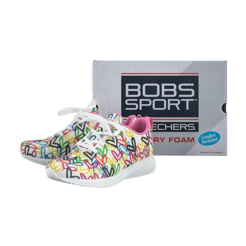 Skechers Bobs Squad Starry Love White/Multi 117092/WMLT (SK150-a) spordijalatsid