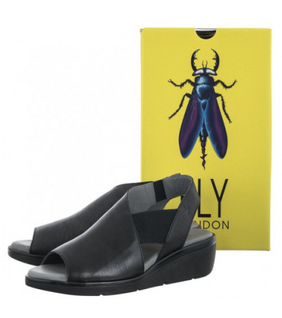 FLY London Nily Mousse Black P144940000 (FL386-a) kurpes