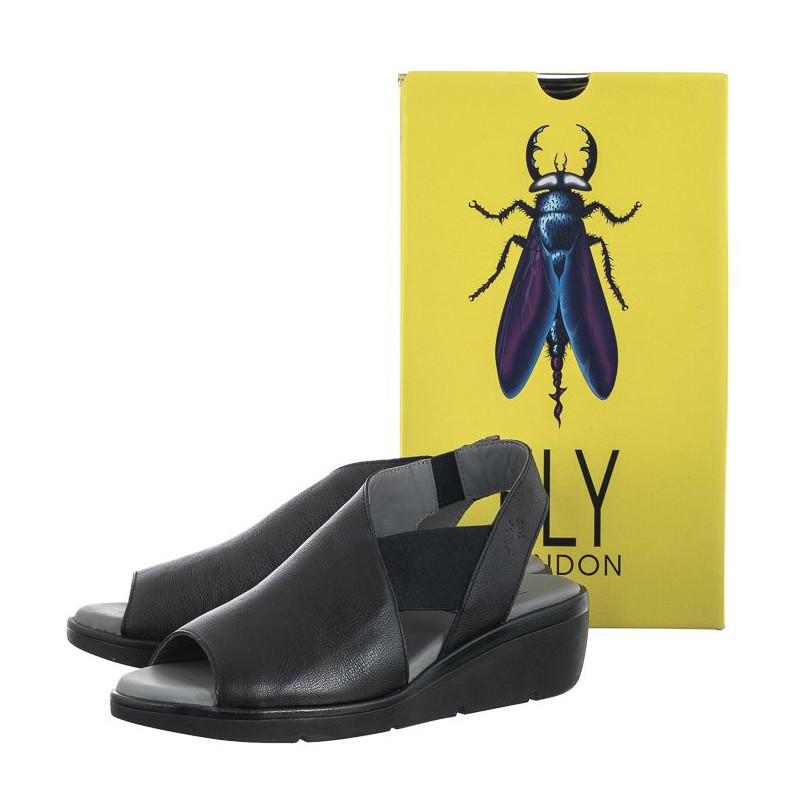 FLY London Nily Mousse Black P144940000 (FL386-a) kurpes