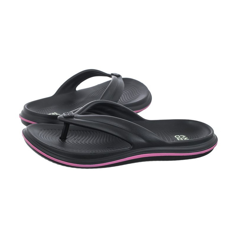 Zaxy Leveza Hit Rast AD JJ285277/AG875 Black (ZA172-a) flip flops